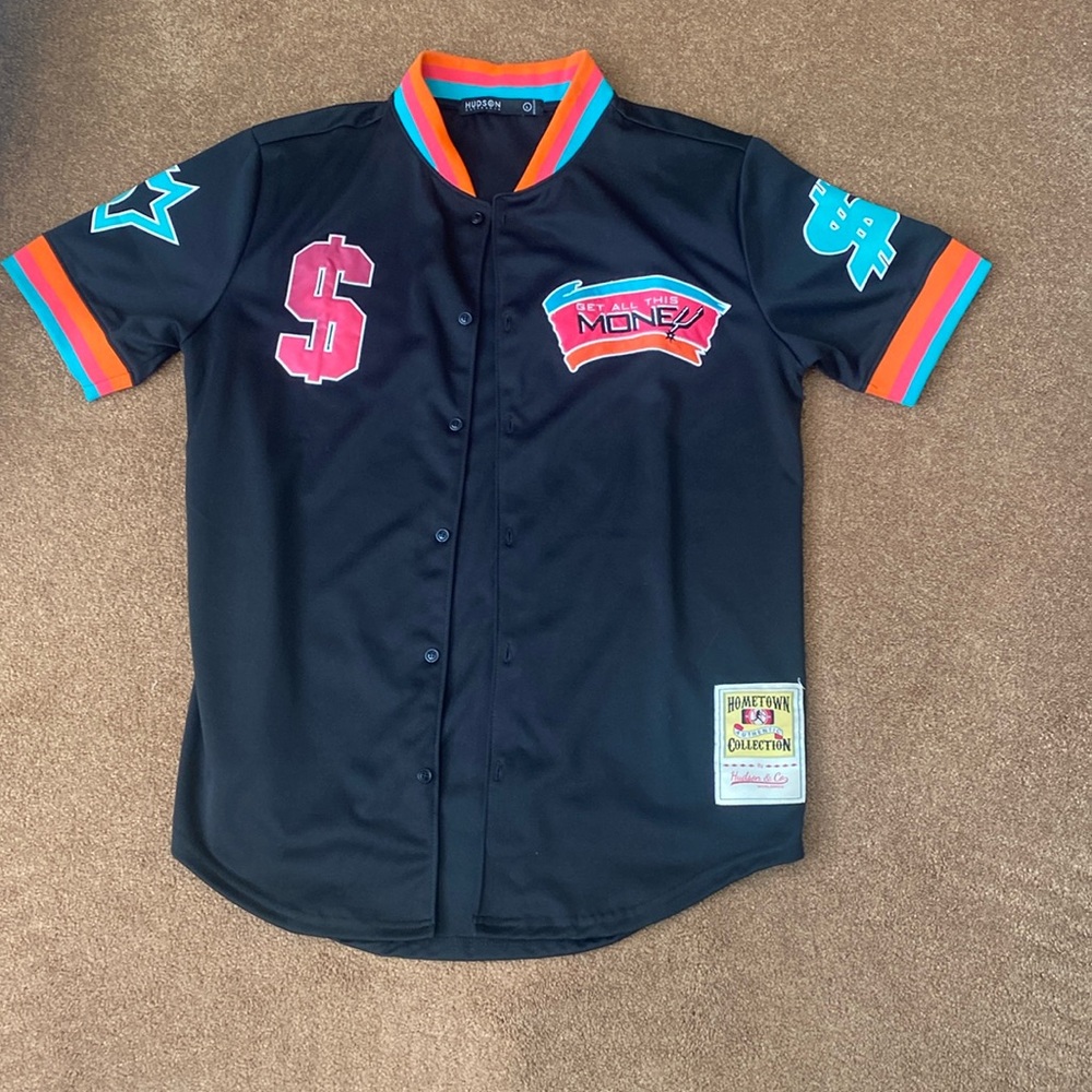 Hudson Outerwear "Get All This Money" Button Up Jersey